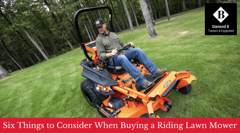 Six Things to Consider When Buying a Riding Lawn Mower