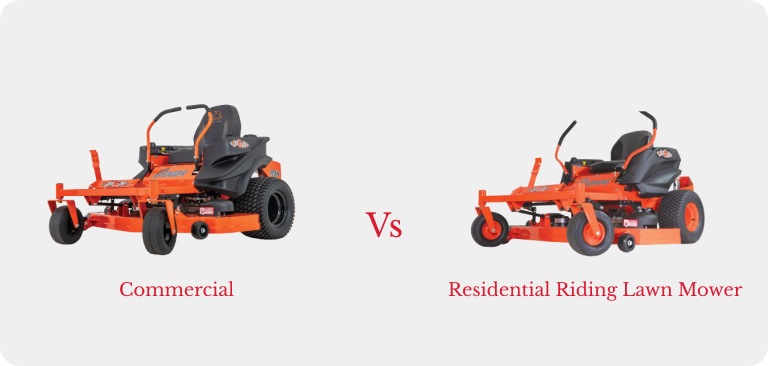 Commercial Vs. Residential Riding Lawn Mower Differences